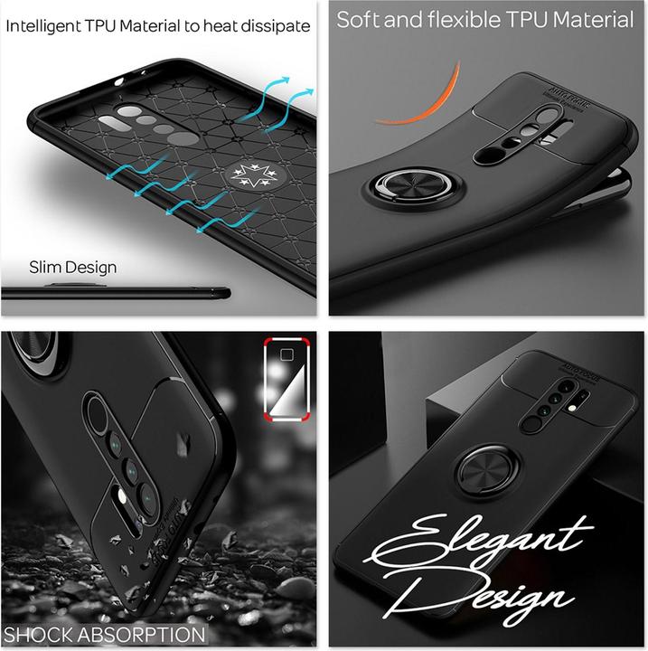 Image du produit Nalia Coque avec Bague (Xiaomi Redmi 9)