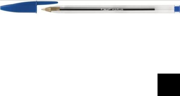 Bic Biro Cristal Large, colore linea: blu (50x)