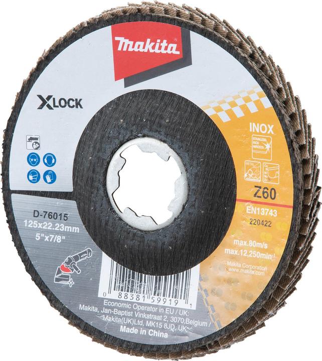 Produktbild Makita Fächerschleifscheibe 125mm (Z60)