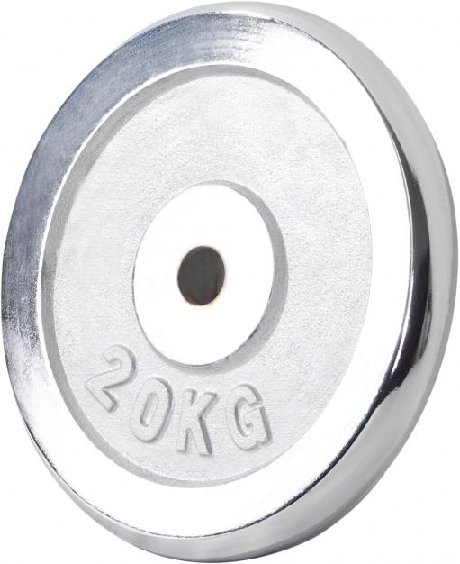 Immagine prodotto Gorilla Sports Piastre di peso al cromo 20 KG (1 x 20 kg)