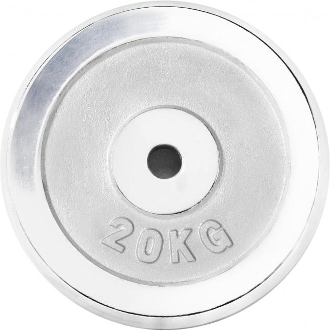 Immagine prodotto Gorilla Sports Piastre di peso al cromo 20 KG (1 x 20 kg)