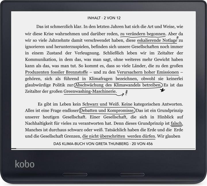 Image du produit Kobo Sage (8", 32 Go, Noir)