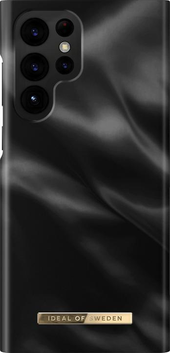 iDeal Of Sweden Designer-Cover Black Satin (Samsung Galaxy S22 Ultra)
