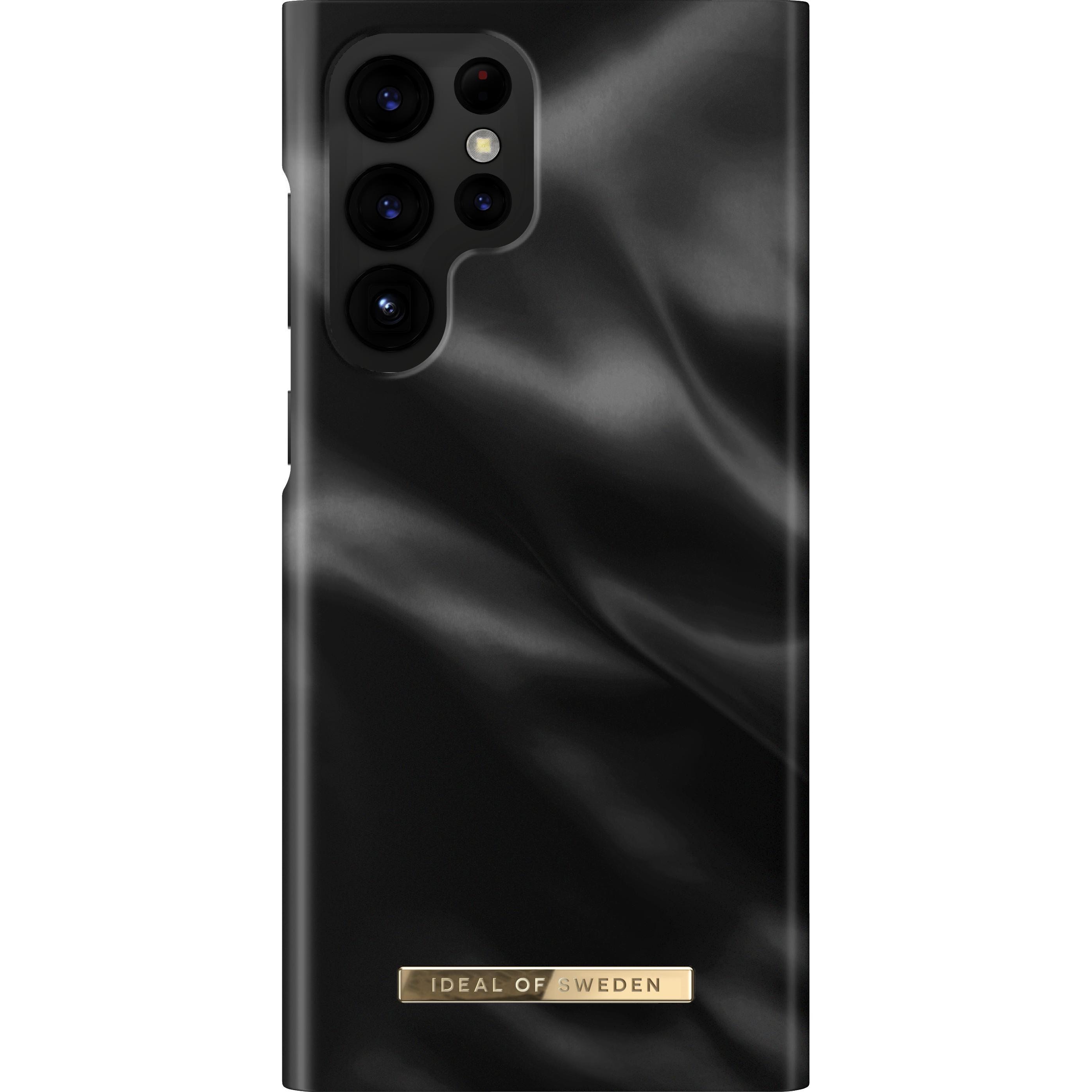 iDeal Of Sweden Designer-Cover Black Satin (Samsung Galaxy S22 Ultra), Smartphone Hülle, Mehrfarbig