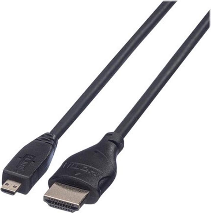 Image du produit Roline Câble Micro HDMI High Speed avec Ethernet (2 m, HDMI)