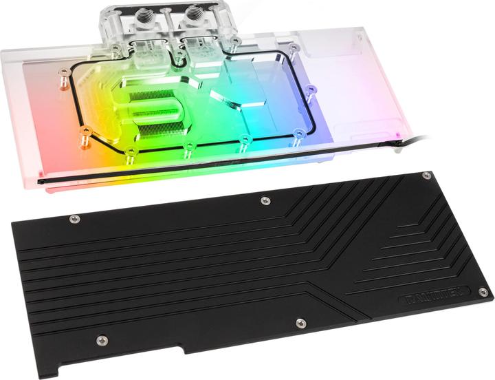 Produktbild Raijintek Samos NV2080Ti RBW Full Cover Wasserkühler inkl. Backplate für Nvidia RTX 2080 und 2080Ti