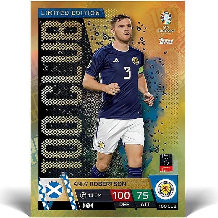 Actual product image Topps Euro 2024 Eco Pack (English, French, German, Italian, Swiss German, Booster Pack)