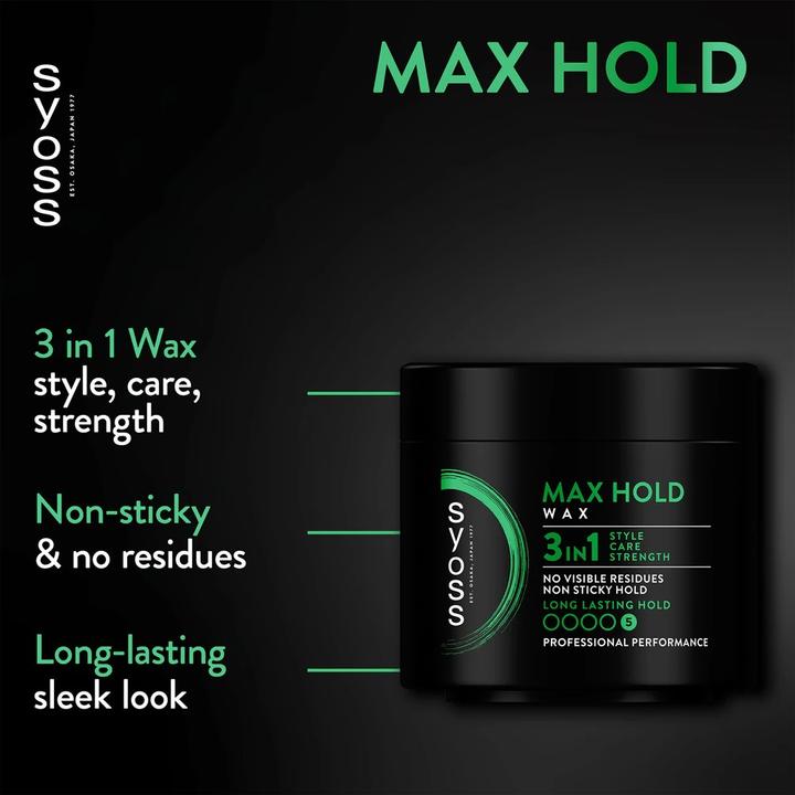 Productafbeelding Syoss Max. fixeerwas (Haarwas, 150 ml)