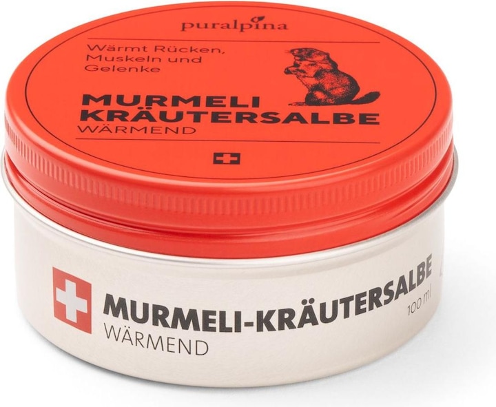 Immagine prodotto Puralpina Unguento a base di erbe Murmeli che riscalda (1 x, 100 ml, 120 g)