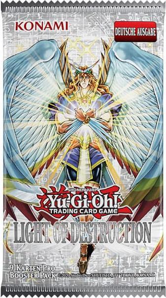 Actual product image Yu-Gi-Oh ! TCG Light of Destruction Unlimited Reprint présentoir boosters (24) *ALLEMAND* (German, Booster Pack)