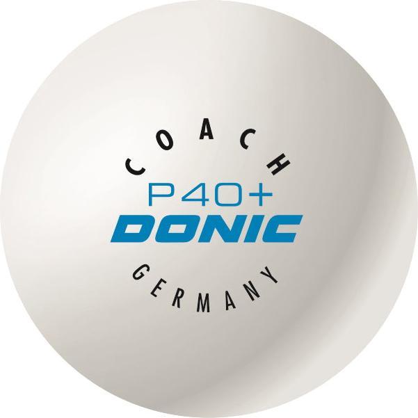 Actual product image Donic Schildkröt Training ball Donic Coach P-40+** Cell-Free