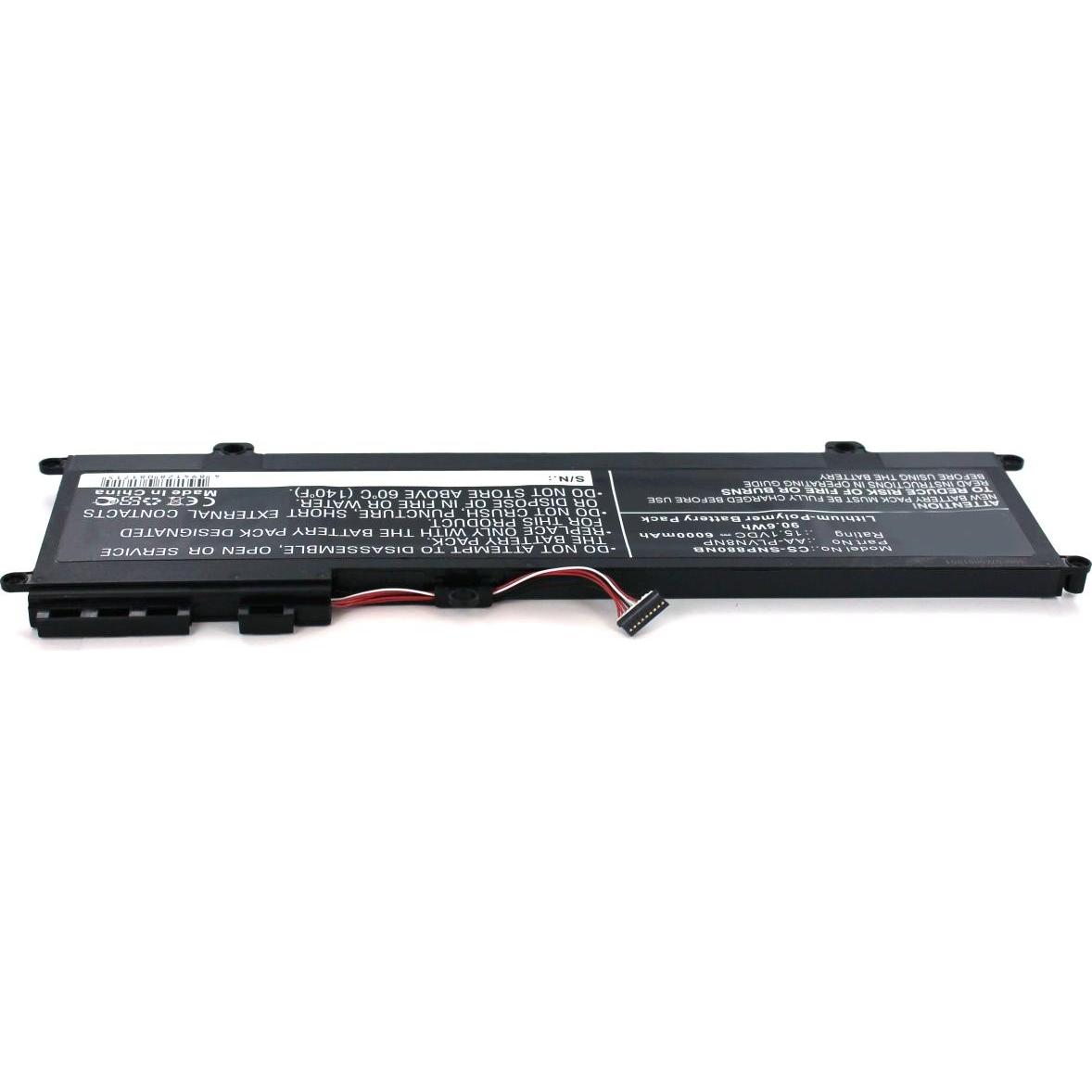 AGI Akku kompatibel mit Samsung AA-PLVN8NP - Akku - Mignon (AA) (4 Zellen, 6000 mAh), Notebook Akku, Schwarz