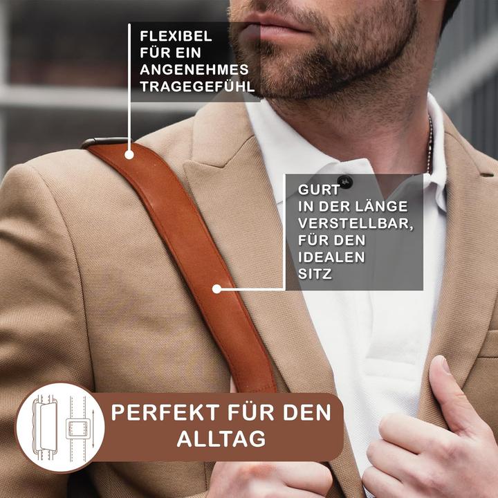 Immagine prodotto Stilord Marlon - Herren Ledertasche