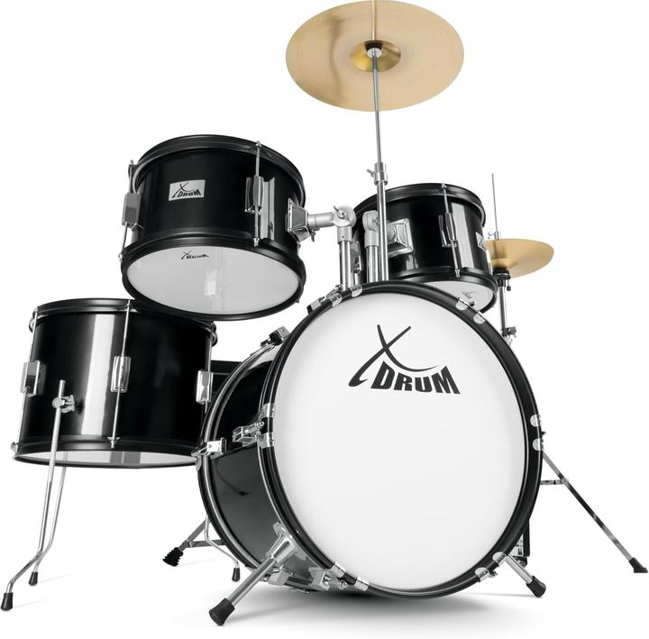 Produktbild XDrum Junior Pro Kinderdrumstel mit komplettem Zubehör und Drum-Schule (Acoustic-Drum)