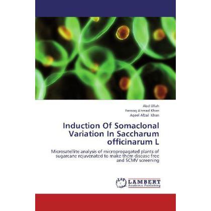 Induction Of Somaclonal Variation In Saccharum officinarum L, Fachbücher von Abd Ullah, Aqeel Afzal Khan, Farooq Ahmad K...