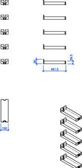 Produktbild Peka Metall Einhängetablar-Set Liro (1 Stk.)