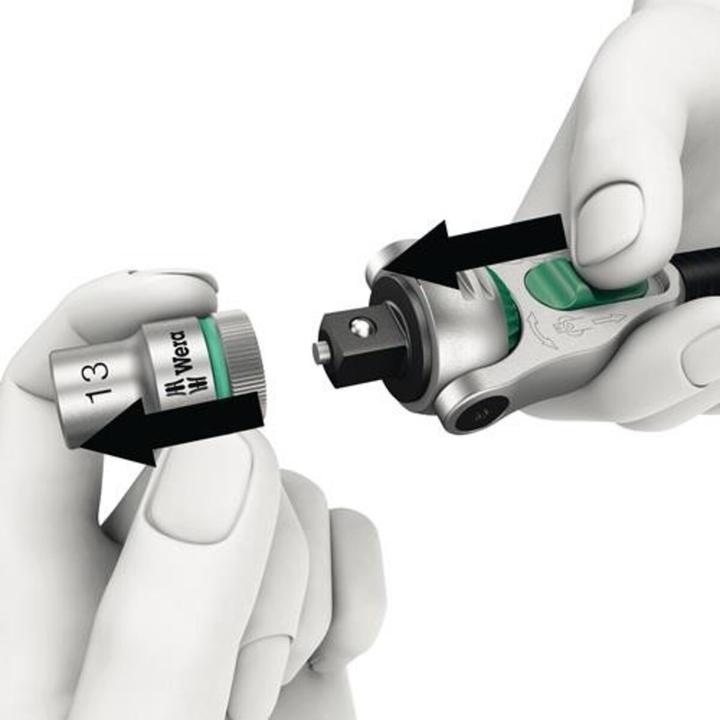 Produktbild Wera 8100 SA 6 Zyklop Speed-Knarrensatz (6 mm, 12 mm, 10  mm, 7 mm, 11 mm, 5 mm, 8 mm, 9 mm, 13 mm)