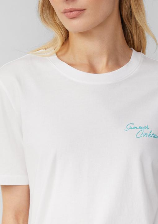 Produktbild S.Oliver T-Shirt Jersey-T-Shirt mit Frontprint und Schmuckperlen (38)