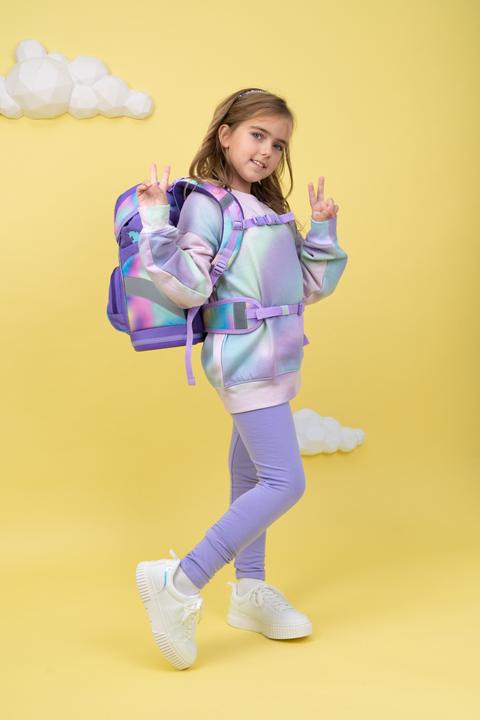 Produktbild Belmil SMARTY Schulrucksack 5-teiliges-Set Rainbow Color (20 l)