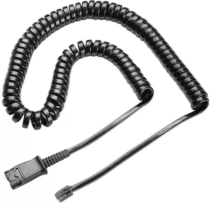 Poly HP U10P-S Cable, Mâle, Mâle, Noir