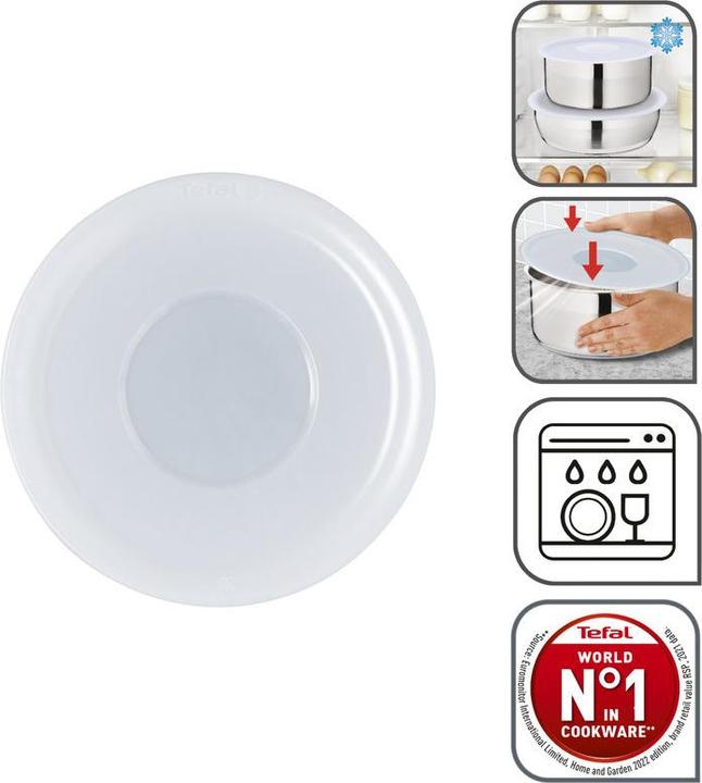 Actual product image Tefal Ingenio G6 Plastic Lid Set 16/18/20cm (20 cm, Plastic)