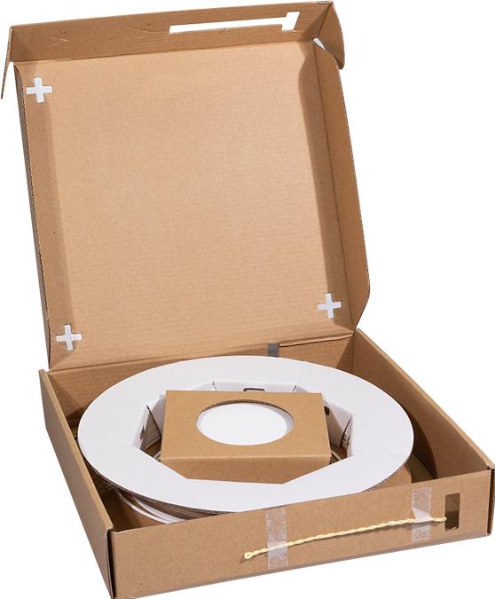 Actual product image LogiLink FTTH splice box, 4x SC/APC, 40 m laying cable, whiteá (40 m)