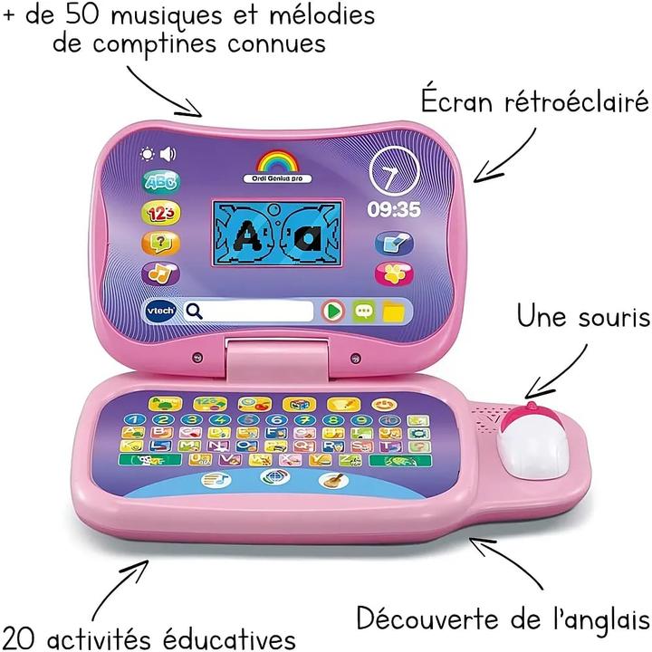 Immagine prodotto VTech Ordi Genius (Francese, 3 - 7 anni)