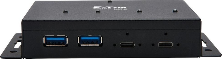 Produktbild Eaton Industrial-Grade 4-Port USB Hub USB 3.1 Gen 2 10Gbps 2 USB-A & 2 USB-C Ports 15kV ES (USB-C, 4 Ports)