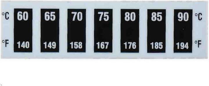 Image du produit RS PRO Autocollant de température 60-90°C