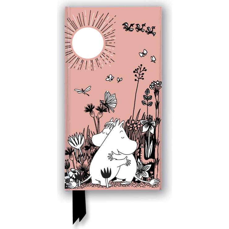 Browntrout Verlag, Heft + Block, Schmales Hardcover-Notizbuch: Tove Jansson, Mumin Liebe (Liniert, Harter Einband)