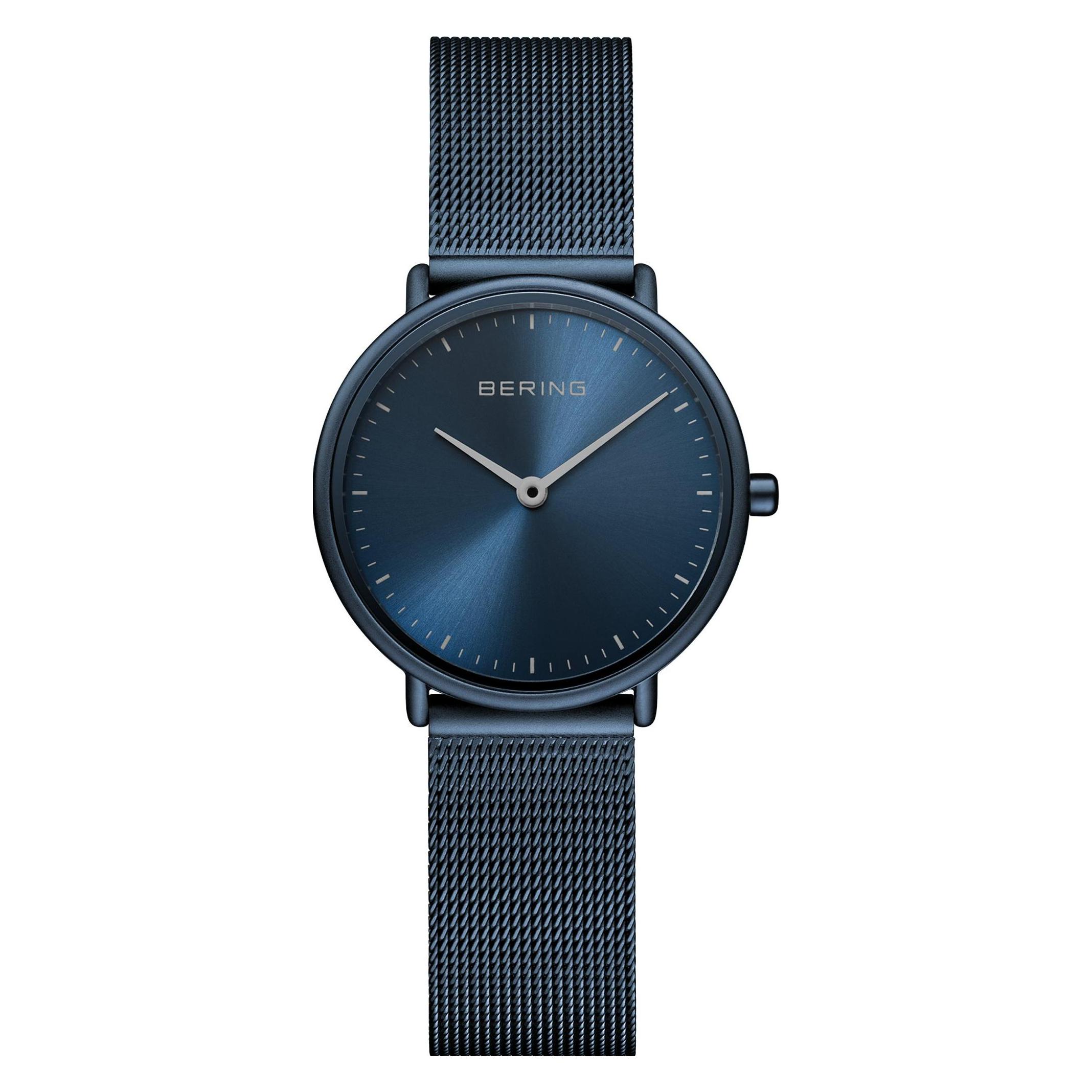 Bering, Horloge, Ultra Slank, Blauw, (Analoog Horloge, 29 mm)