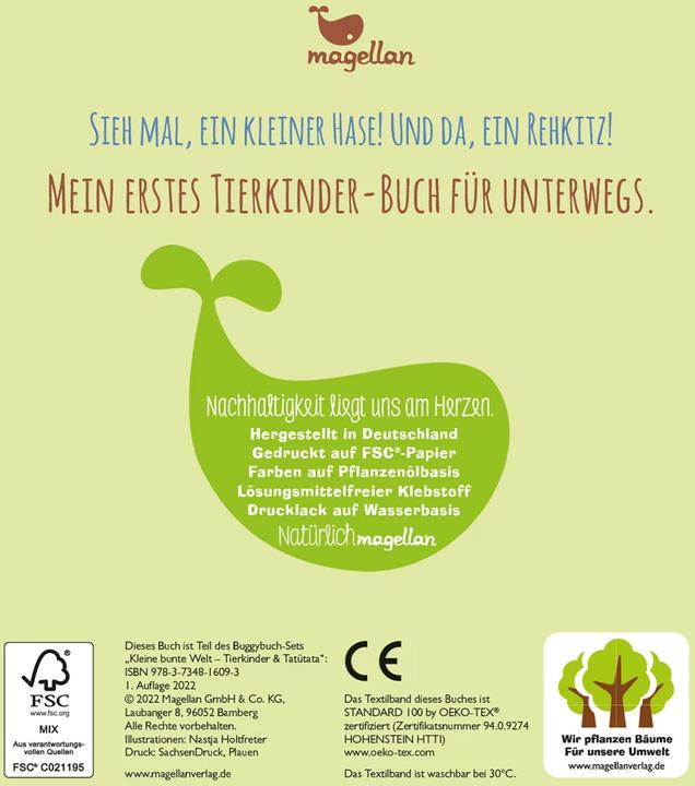 Produktbild Kleine bunte Welt - Tierkinder & Tatütata (Deutsch, Nastja Holtfreter, 2022)