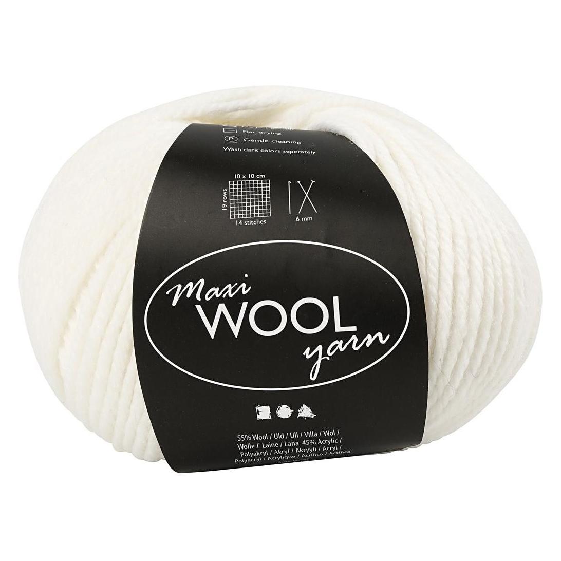 Creativ Company Baumwollgarn 100 g Naturweiss (125 m) (447401)