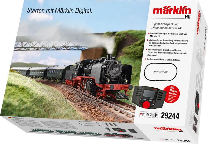 Image du produit Märklin Coffret de départ numérique pour lignes secondaires avec BR 24 de la DB (Piste H0)