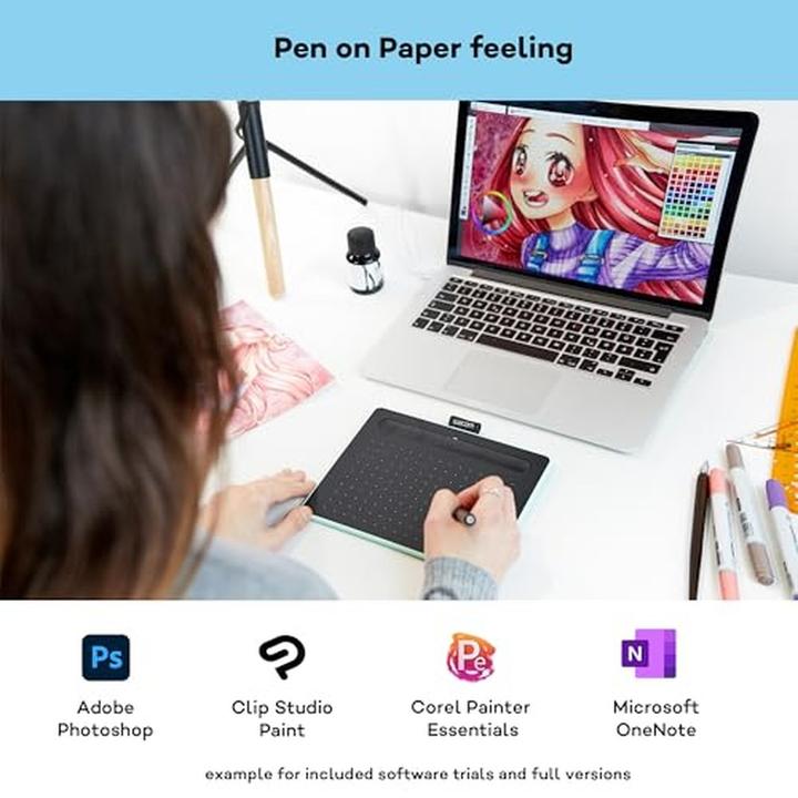 Actual product image Wacom Intuos S BT (7", 2540 lpi)