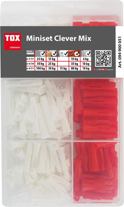 Actual product image Tox Standard-Sortiment Miniset Clever Mix (215 pcs.)