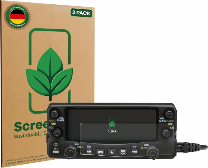 ScreenLeaf Pellicola protettiva, Proteggi Schermo Sostenibili, Clear, Antigraffio