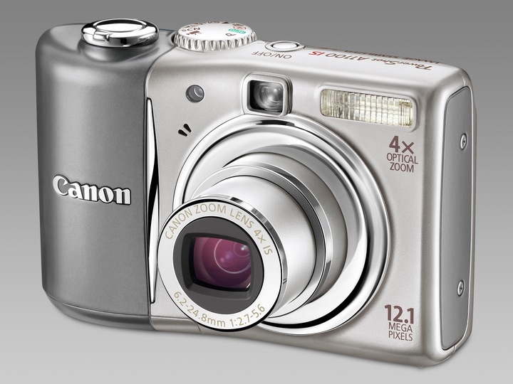 Canon PowerShot A1100 IS, 12MPixel, zoom optique 4x, argenté (1/2,3'')