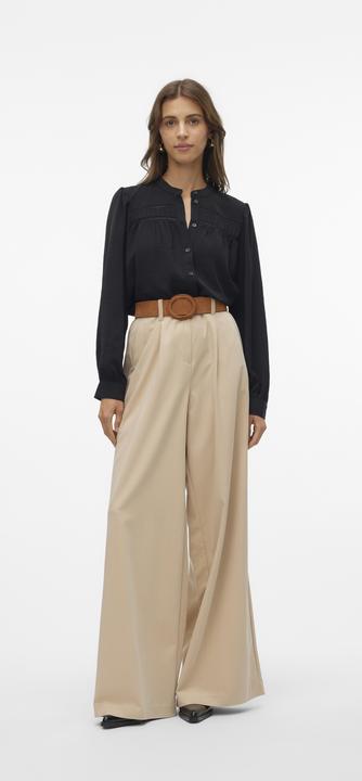 Actual product image Vero Moda Vmemma Ls Lace Shirt Wvn Ga Noos (XS)