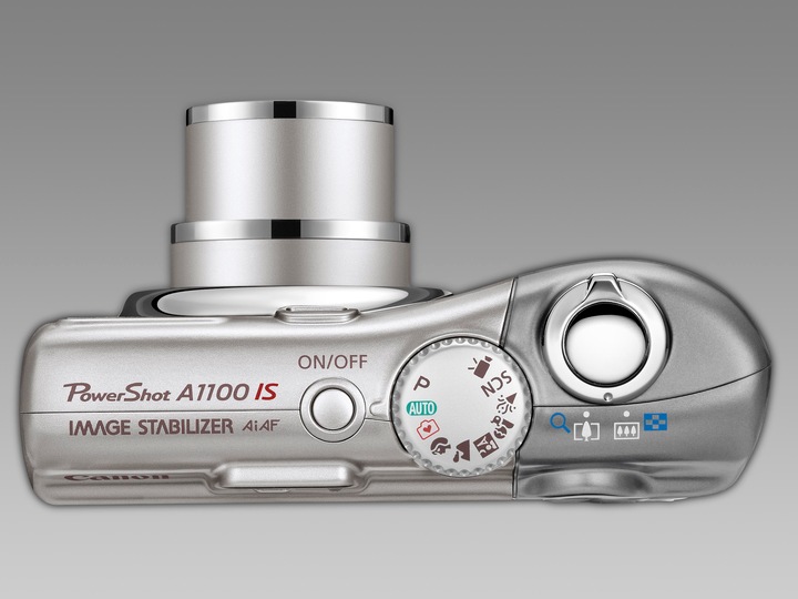 Image du produit Canon PowerShot A1100 IS, 12MPixel, zoom optique 4x, argenté (1/2,3'')