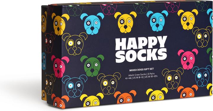 Immagine prodotto Happy Socks Cane misto (confezione da 3, 41 - 46)