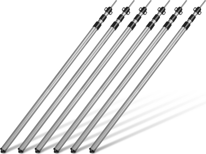 Normani 4, 5 or 6 piece telescopic tent pole "Caravano