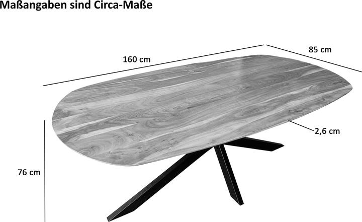 Actual product image SAM Rama (160 x 85 x 76 cm)