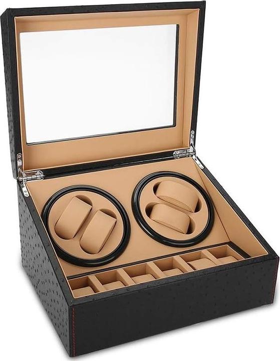 Cbx Uhrenbeweger für 4+6 Uhren, Watchwinder Kamelmuster (10 x)