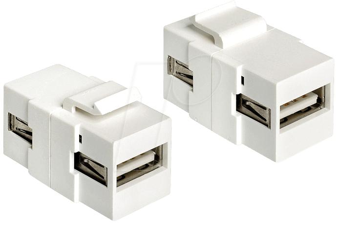 Actual product image Delock Keystone Jack: USB2.0 (USB 2.0)