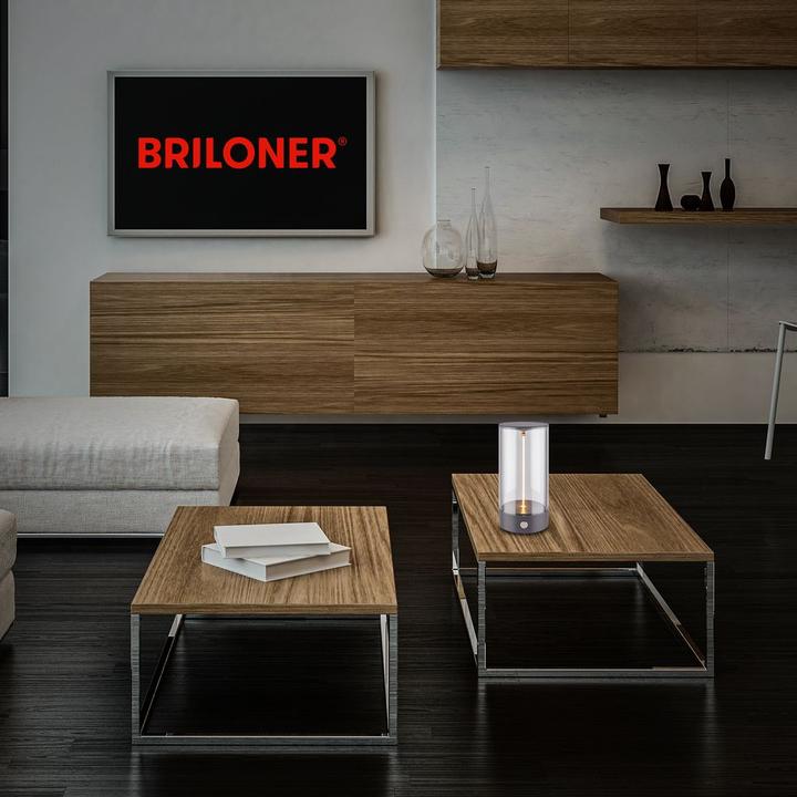 Produktbild Briloner WIGGLE Akku Tischleuchte mit Lichtfaden - Anthrazit