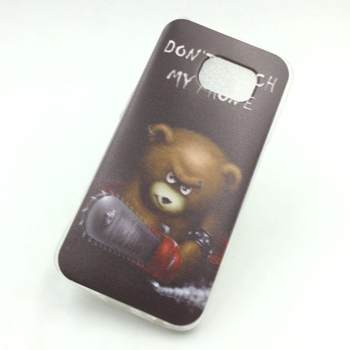 König Design Schutz Handy Hülle für Samsung Galaxy S6 Edge Case Cover Bumper Etuis Schwarz (Samsung Galaxy S6 Edge), Sma...
