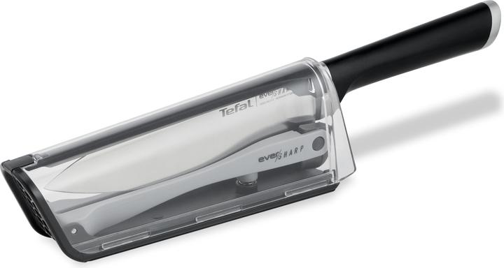 Actual product image Tefal Ever Sharp Chef's Knife with Knife Sharpener Case (16.50 cm)