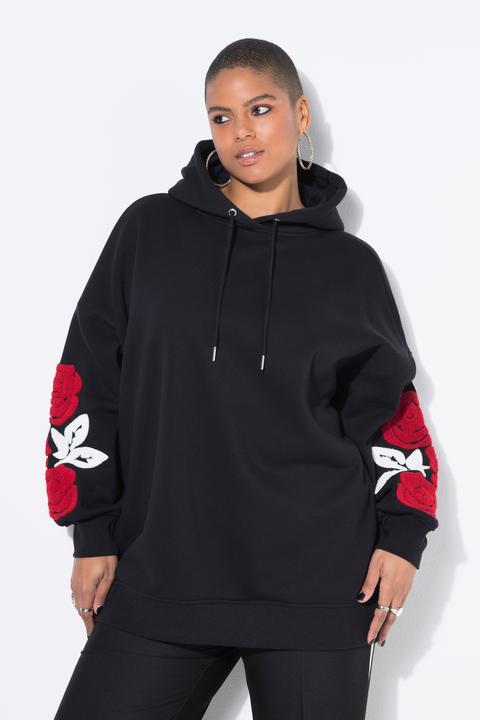 Produktbild Studio Untold Hoodie, very oversized, Ärmel-Roses Towelprint (50, 52)
