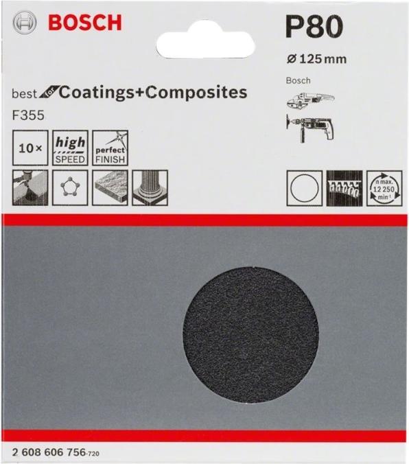 Actual product image Bosch Professional Zubehör PRO F355 sanding sheet (80)